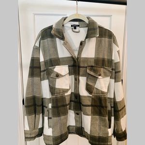 Boohoo flannel jacket!